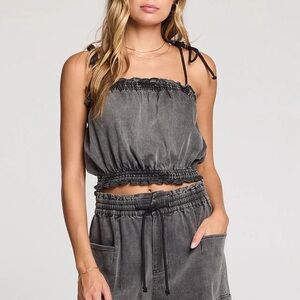 Saltwater LUXE Charcoal Tank Top